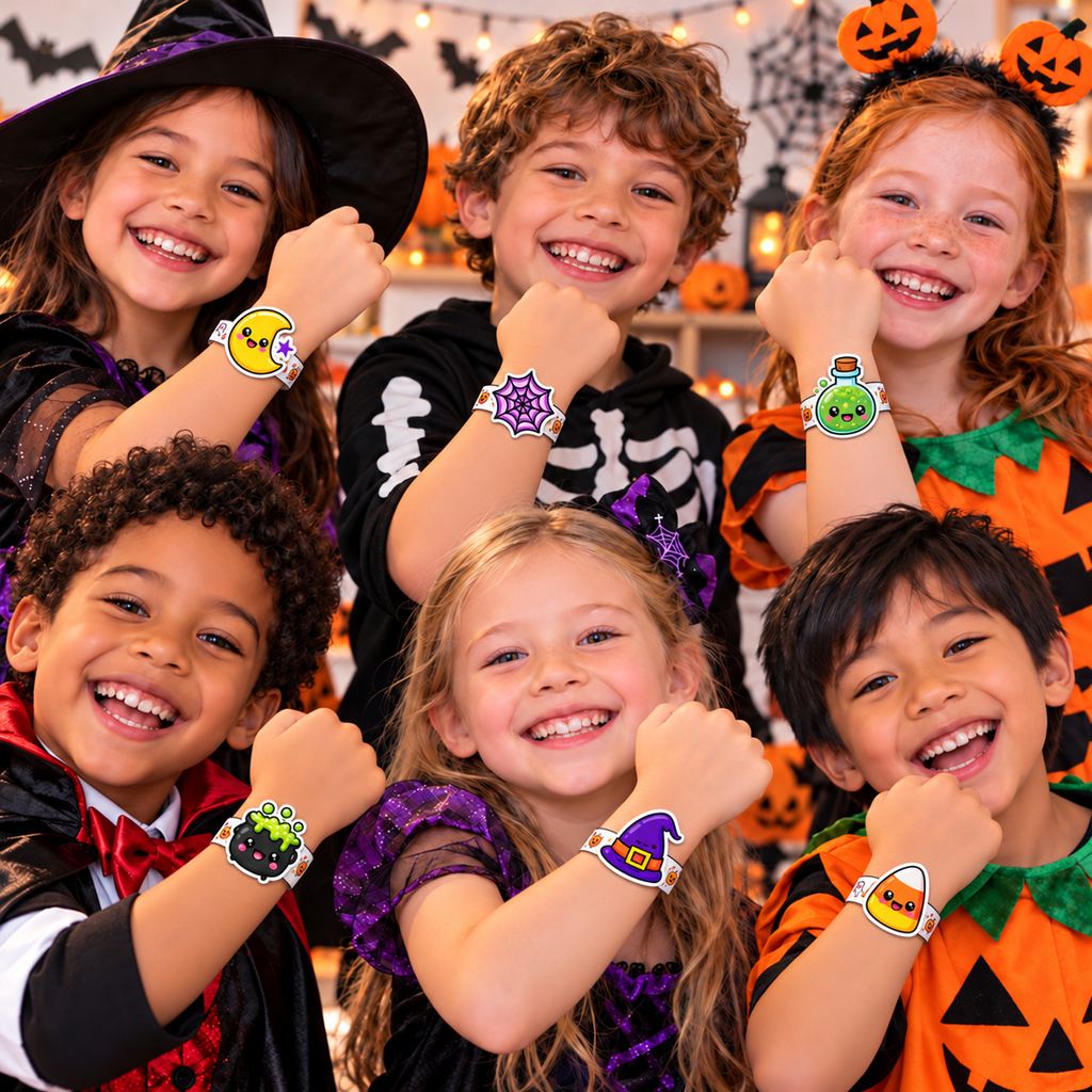 Halloween Crown, Headband & Wristband Printable Craft for Kids