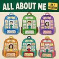 All About Me Backpack Printable | All About Me Activity | Bulletin Board Ideas | Back to School Activity | First Week of School