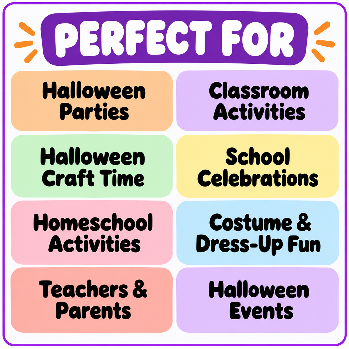 Halloween Crown, Headband & Wristband Printable Craft for Kids