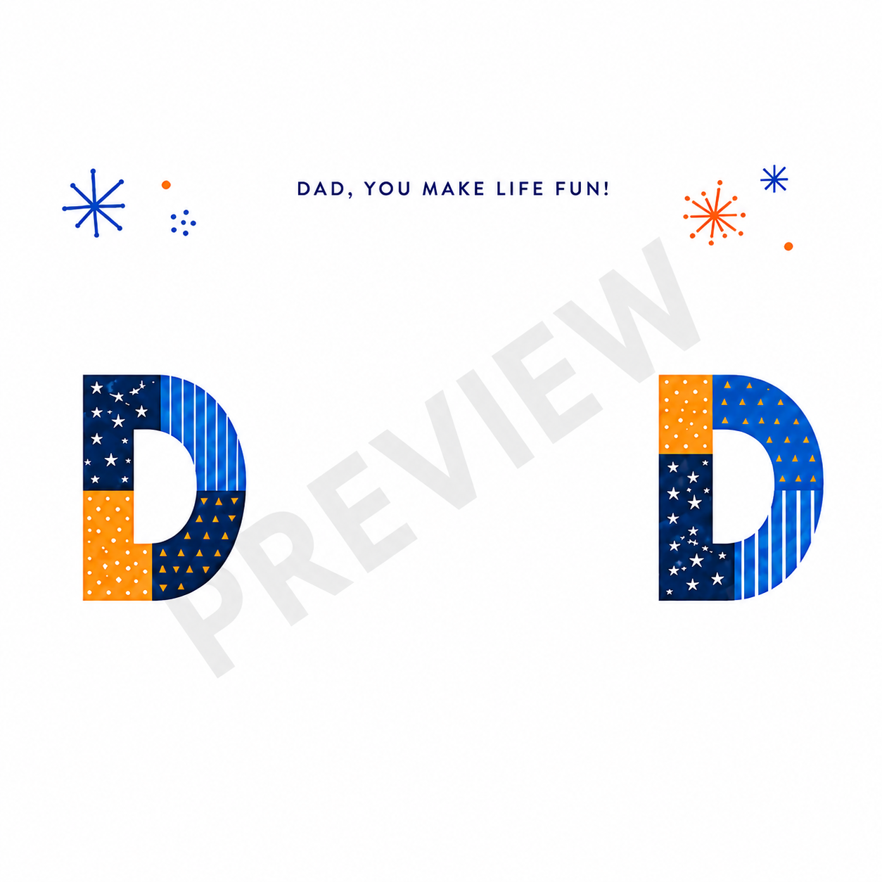 Father’s Day Handprint Craft Printable | Dad You Make Life Fun! | Kids Keepsake Gift