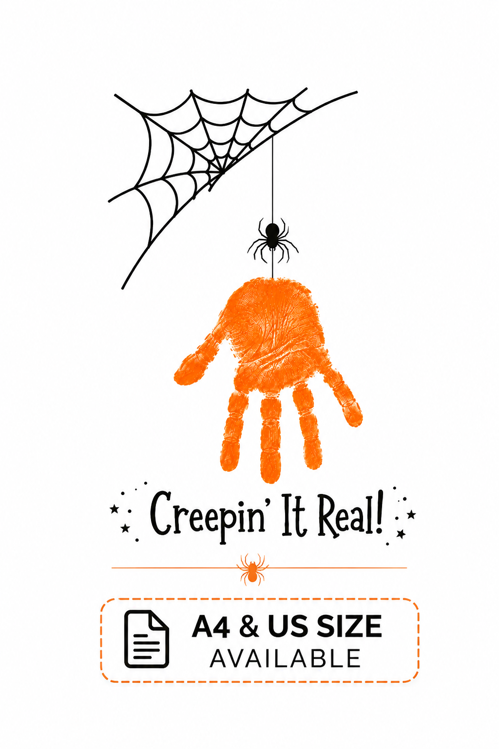 Creepin’ It Real Halloween Coloring Page Printable