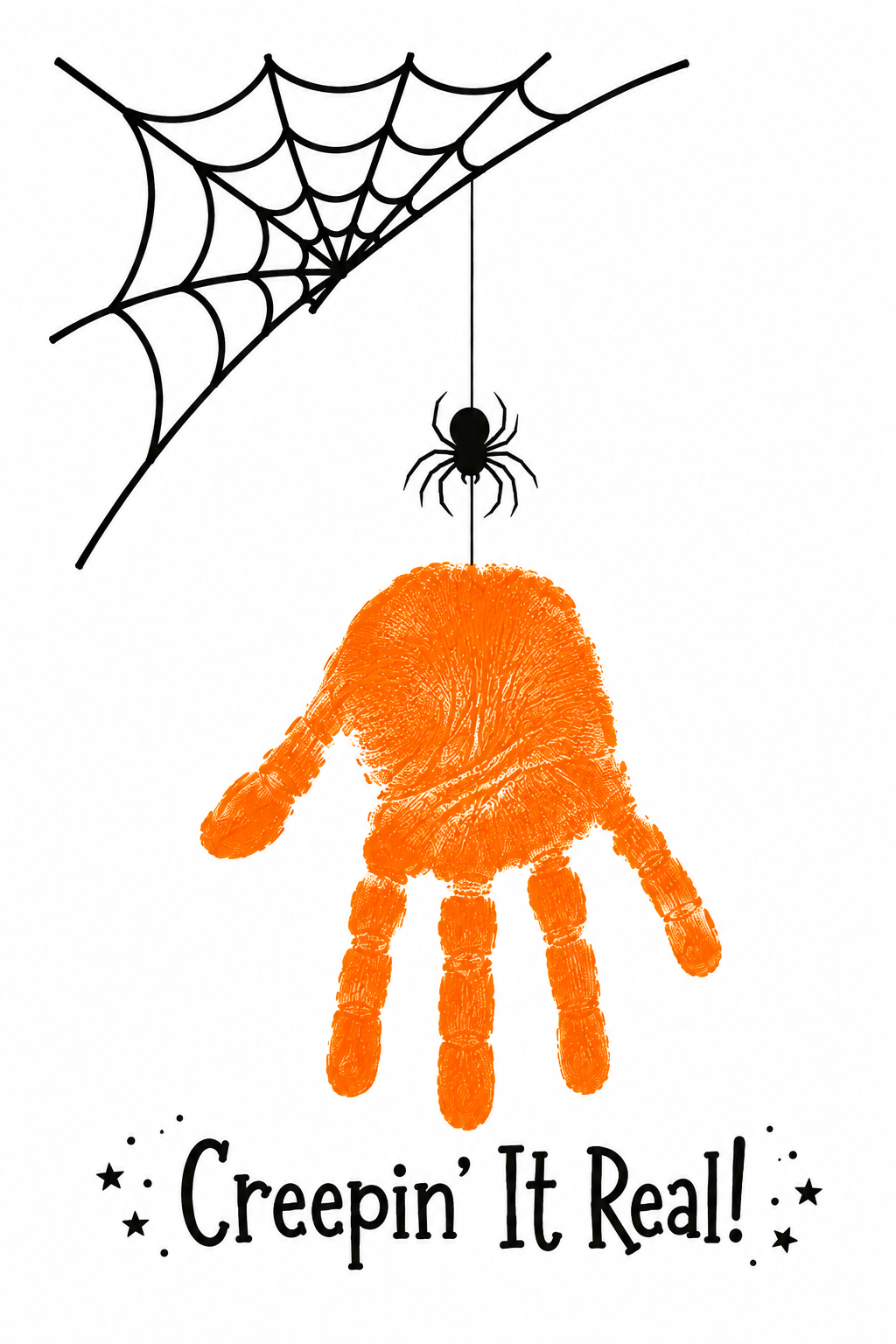 Creepin’ It Real Halloween Coloring Page Printable