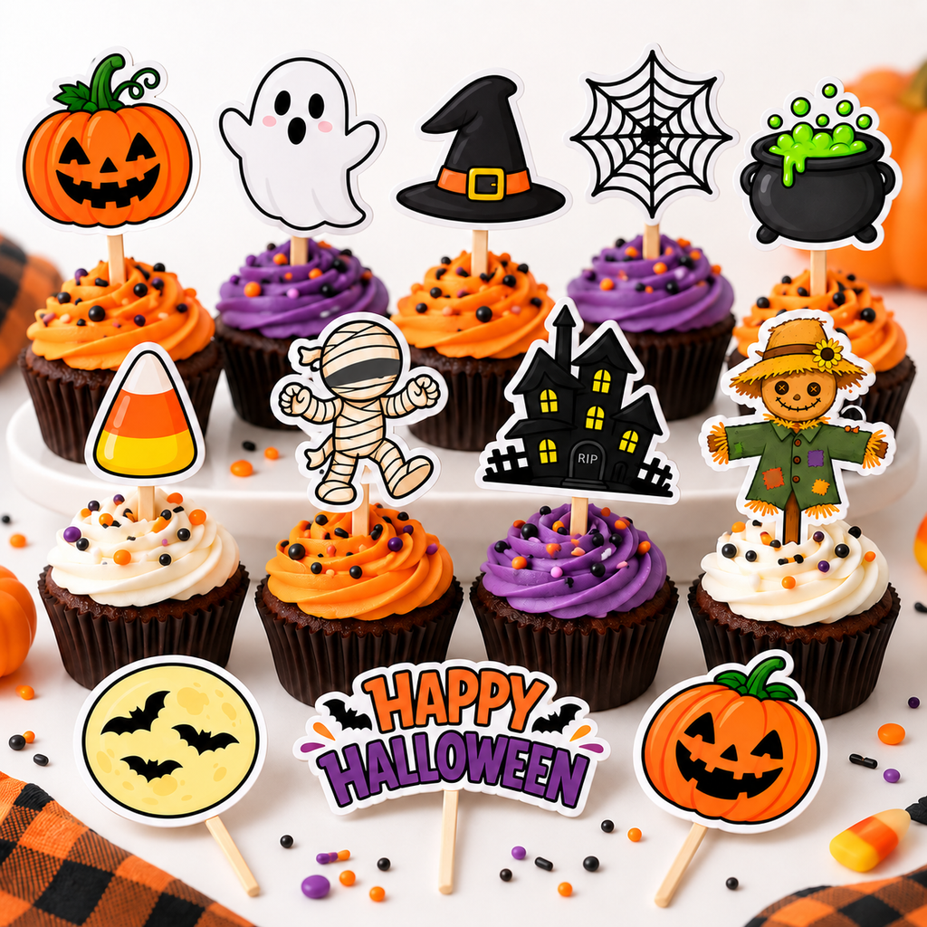 Halloween Cutouts Printable for Kids | 30+ Halloween Craft Cutouts for Classroom, Bulletin Board & Party Decor