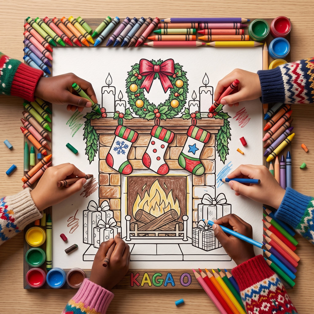 Christmas Coloring Pages for Kids | 26 Printable Christmas Coloring Sheets | A4 & US Letter PDF