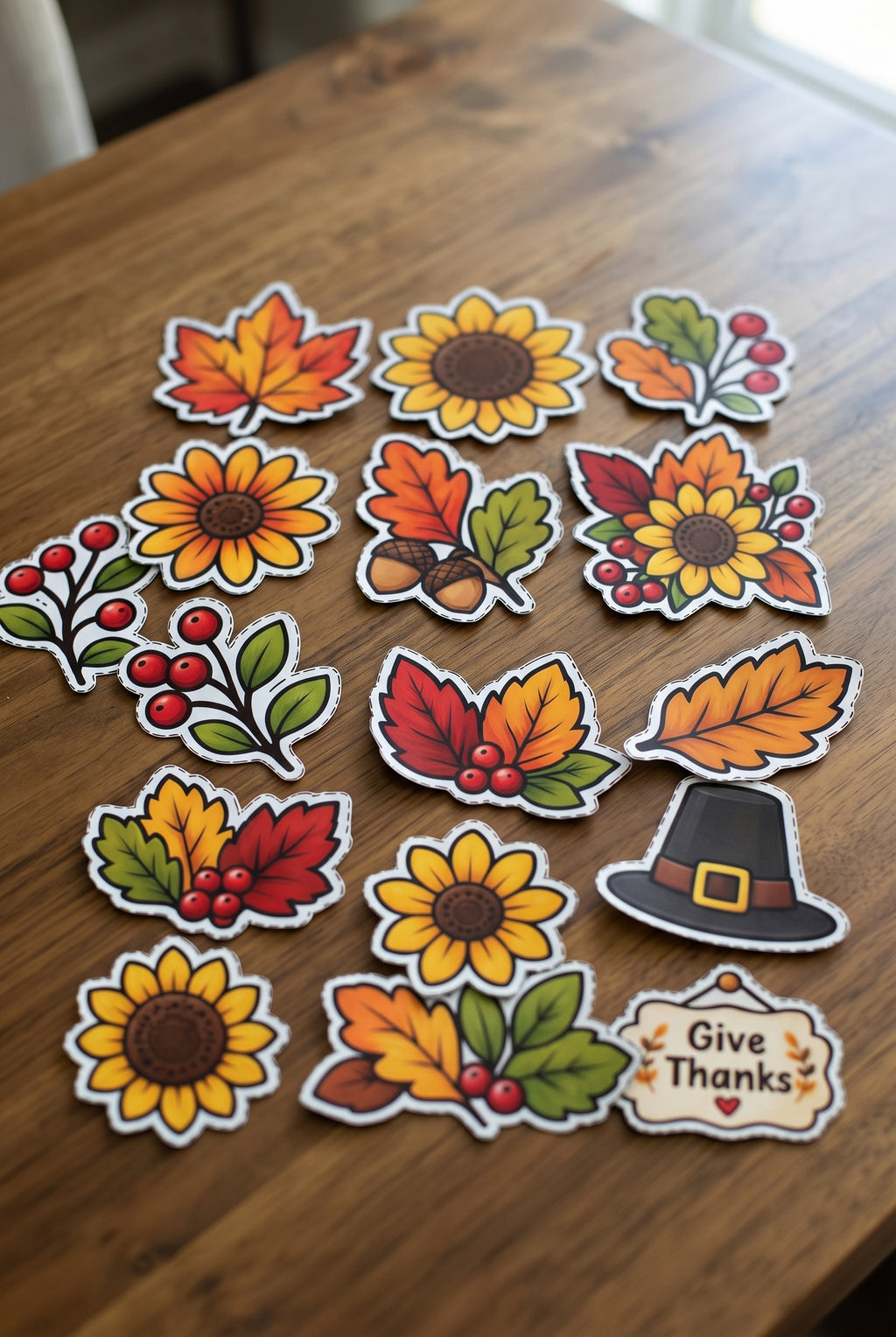 Thanksgiving Wreath Craft for Kids, Printable Cut and Paste Activity, Full Color Thanksgiving Cutouts, Fall Harvest Classroom Craft