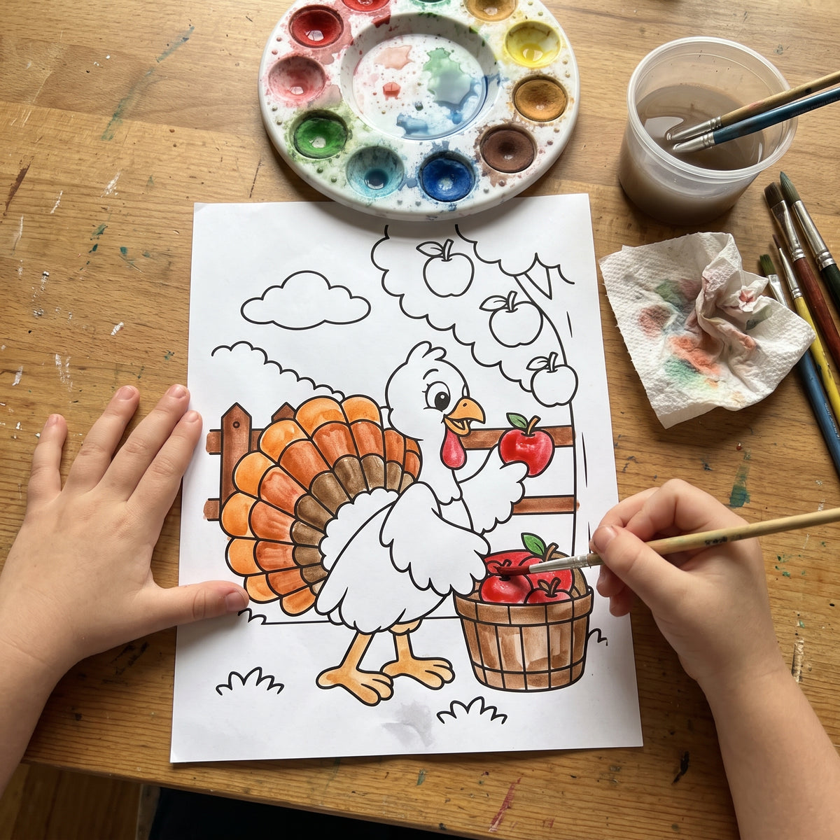 Thanksgiving Turkey Coloring Pages for Kids, 20 Cute Turkey Colouring Sheets, Fall Preschool Activity, Thanksgiving Printable