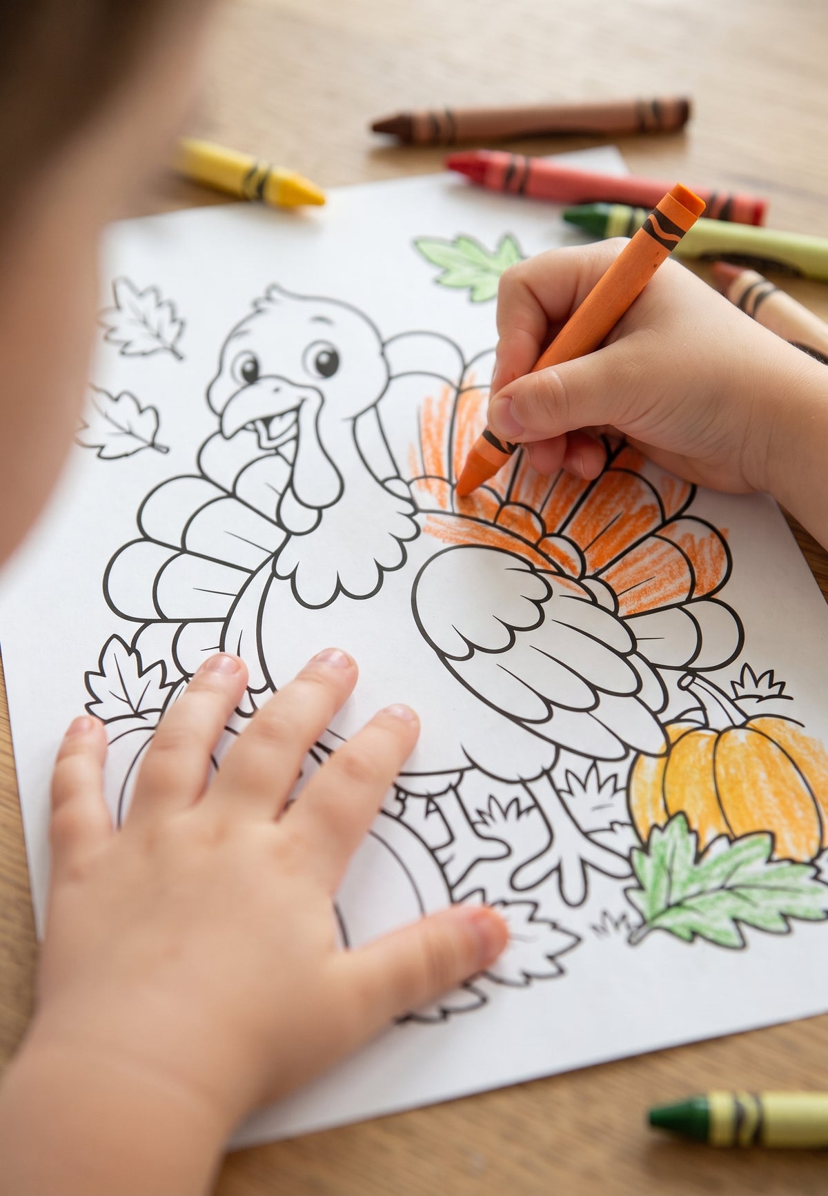 Thanksgiving Coloring Pages for Kids, 25 Printable Thanksgiving Colouring Sheets, Fall Harvest Activity, Turkey Pumpkin Coloring Book