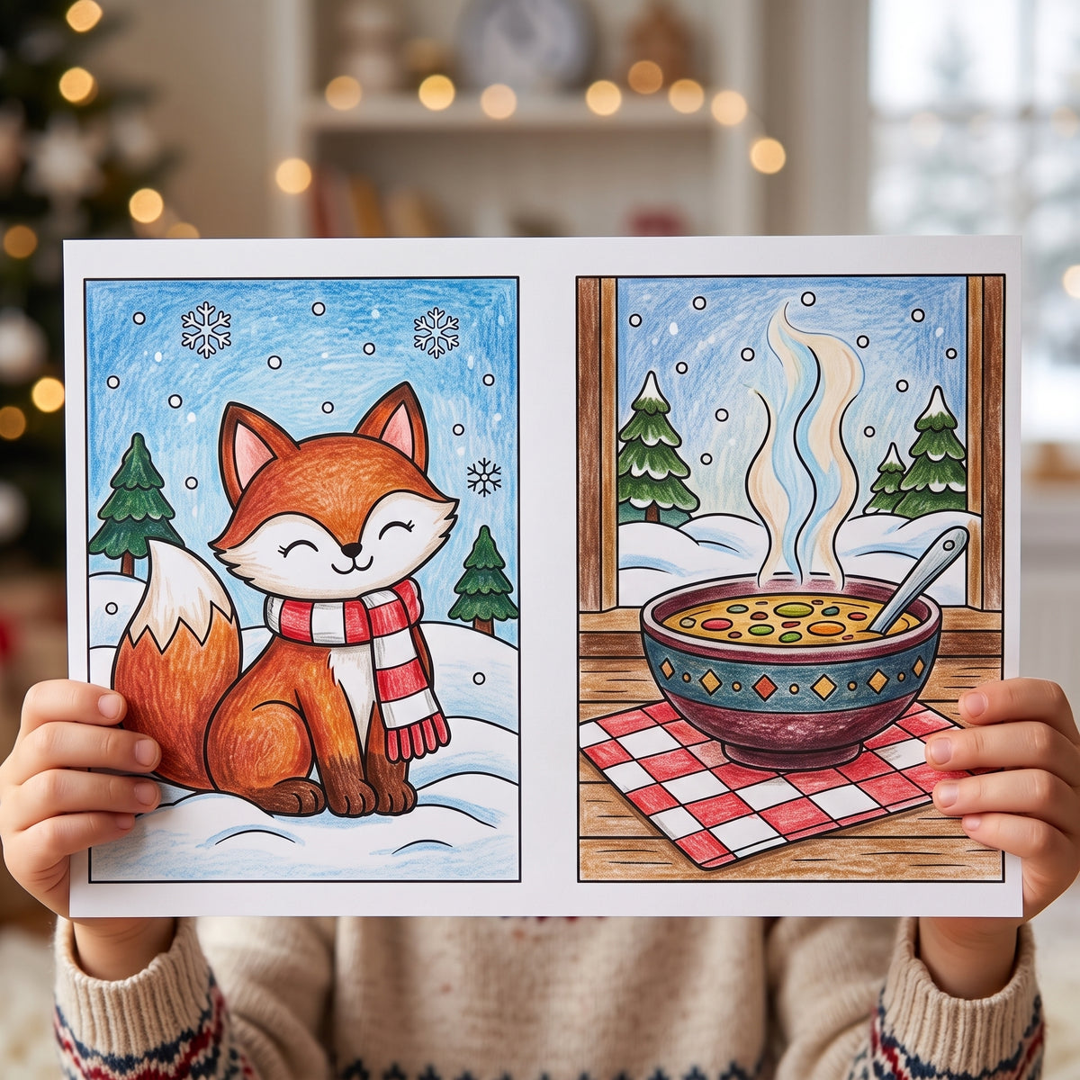 Winter Coloring Pages for Kids, Winter Colouring Sheets, Winter Activities, Winter Classroom Printable, Kids Coloring Activity