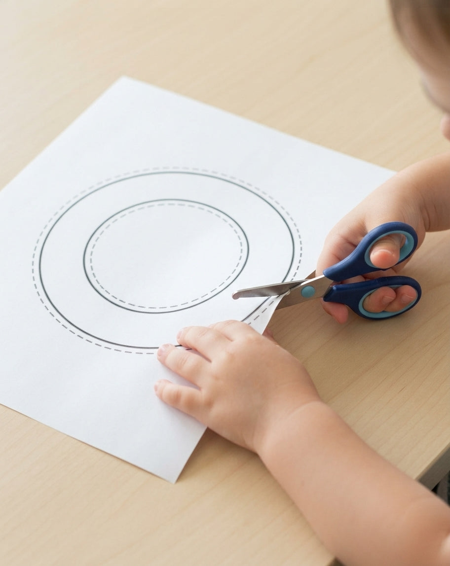 Thanksgiving Wreath Craft for Kids, Build a Thanksgiving Wreath, Fall Cut and Paste Craft, Thanksgiving Classroom Activity, Printable Wreath Craft