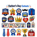 Fathers Day Cutouts Printable, Dad Card Making Kit, Gift for Dad Craft, Kids Cutouts Activity, Cut and Paste Printable Craft, Kids Activity