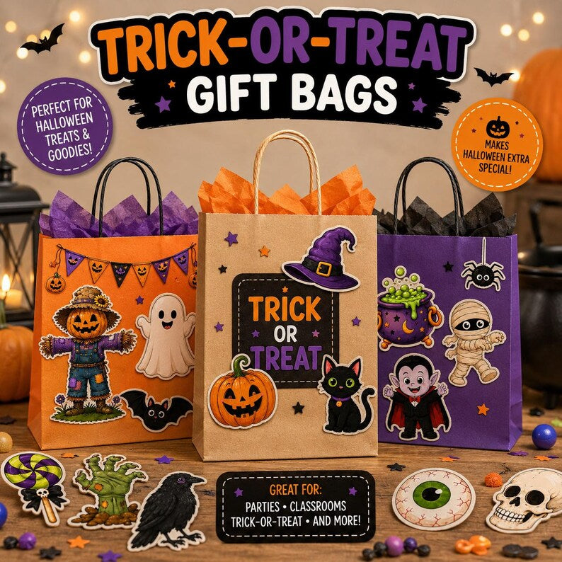 Halloween Cutouts Printable | Halloween Classroom Decor, Bulletin Board Ideas, Halloween Party Decorations, Treat Bag Crafts, Card Making