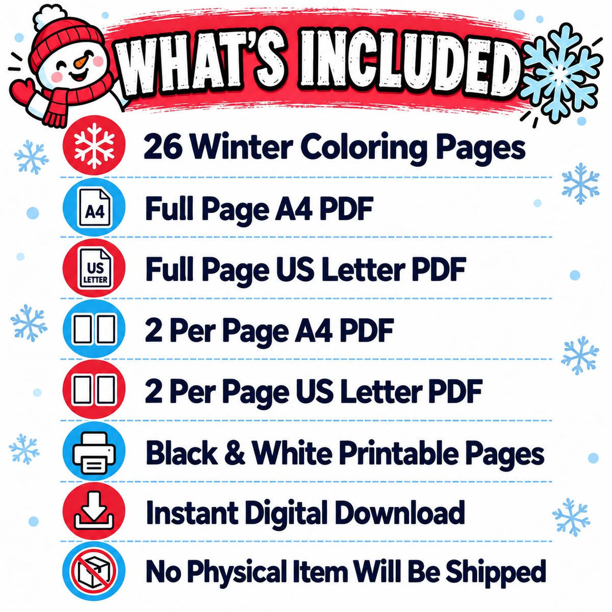 Winter Coloring Pages for Kids, Winter Colouring Sheets, Winter Activities, Winter Classroom Printable, Kids Coloring Activity
