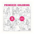 Princess Coloring Book | 16 Fantasy Pages for Kids (Digital Download)