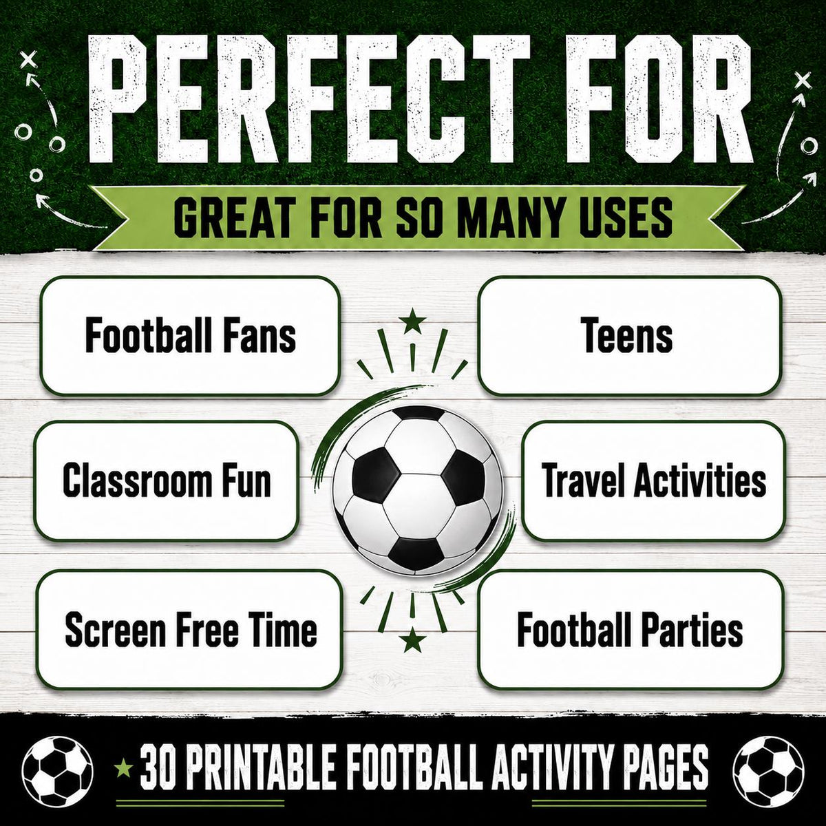 30 Printable Soccer Activities, Soccer Party Games, Football Activity Pack, Soccer Birthday Party Games, Mazes, Word Search, Printable PDF
