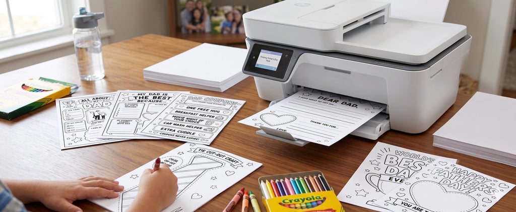 Father’s Day Activity Pack for Kids, All About Dad Worksheet, Dad Coupons, Letter to Dad & Coloring Pages