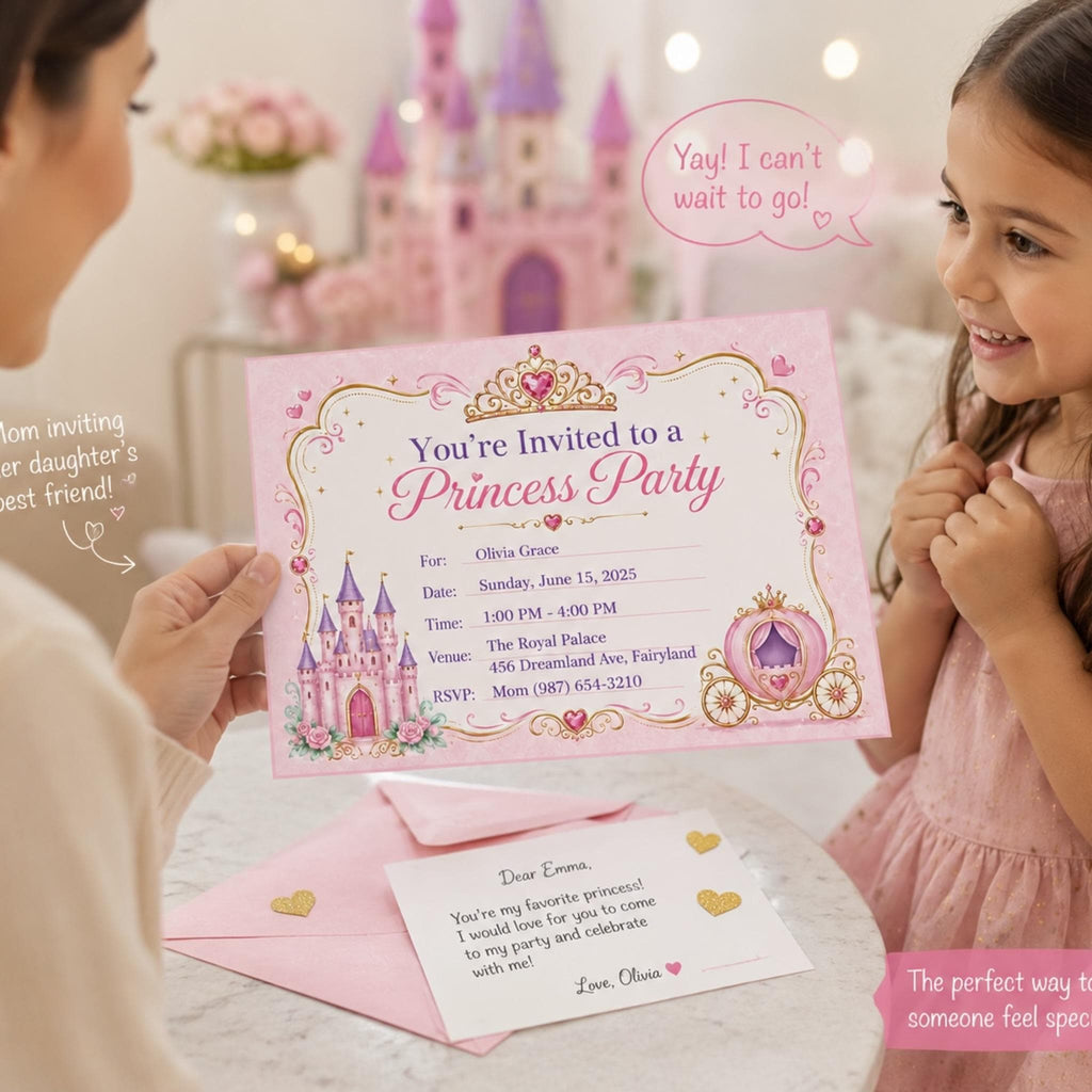 Princess Party Mega Bundle Printable, Princess Birthday Decorations, Food Labels, Favor Tags, Cards, Activities, 130+ Digital Printables
