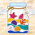 Ocean Craft Printable, Cut and Paste Activity, Sea Animals Kids Paper Craft, Craft Kit, A4 US Letter PDF