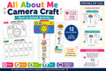 All About Me Camera Craft Printable, Back to School Icebreaker, First Day Activity, Preschool Kindergarten Photo Card Cr