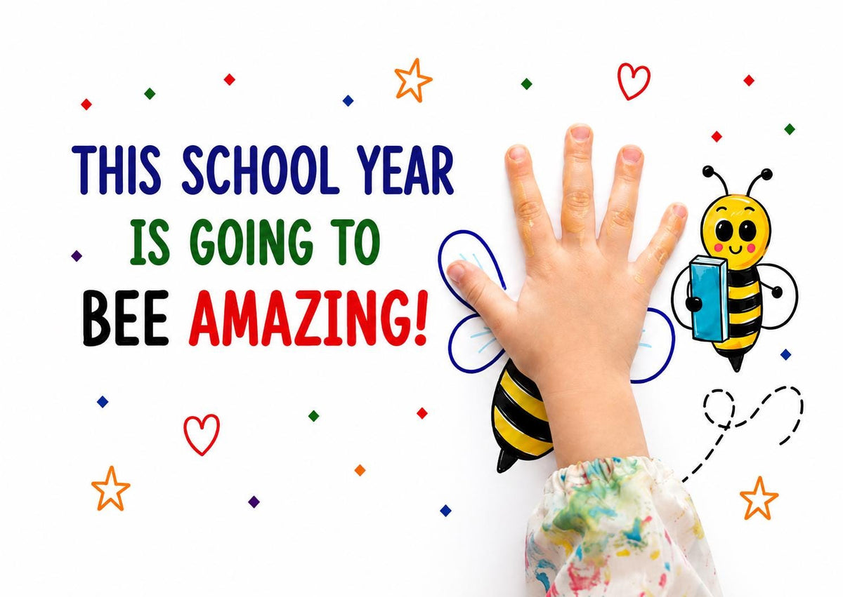 10 School Handprint Keepsakes Printable, Back to School Craft, First Day of School Activity, Preschool Handprint Art, A4 US Letter