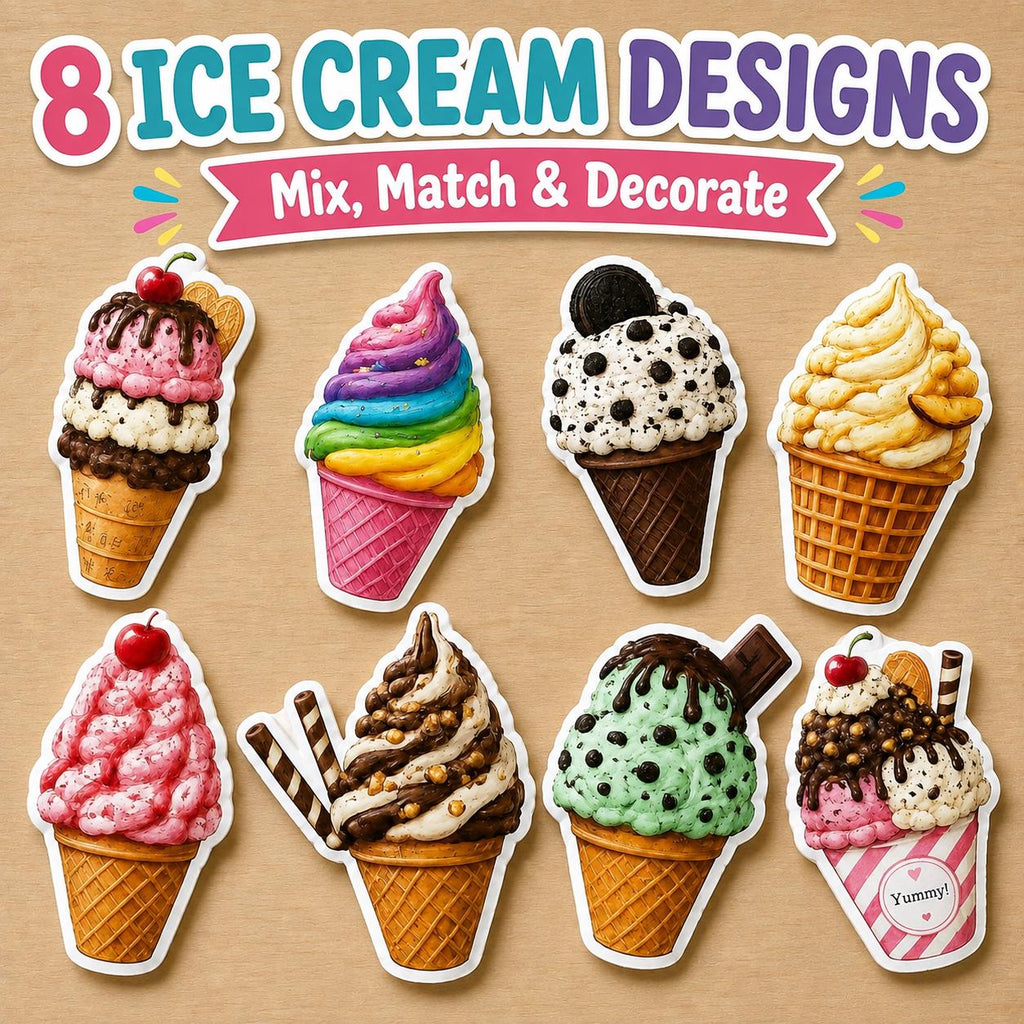 Ice Cream Truck Craft Printable, Build an Ice Cream Truck Cut and Paste Activity for Kids Print Fine Motor Skills Scissor Skills