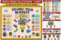 Growth Mindset Bulletin Board Printable, Student Affirmation Cards, Classroom and Individual Use