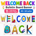 Welcome Back Bulletin Board Ideas, Back to School Classroom Decor, Printable Bulletin Board Letters, Teacher Classroom P