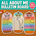 All About Me Ice Cream Craft Printable, Kids About Me Worksheet, Back to School Writing Activity, Coloring Page, A4 US L
