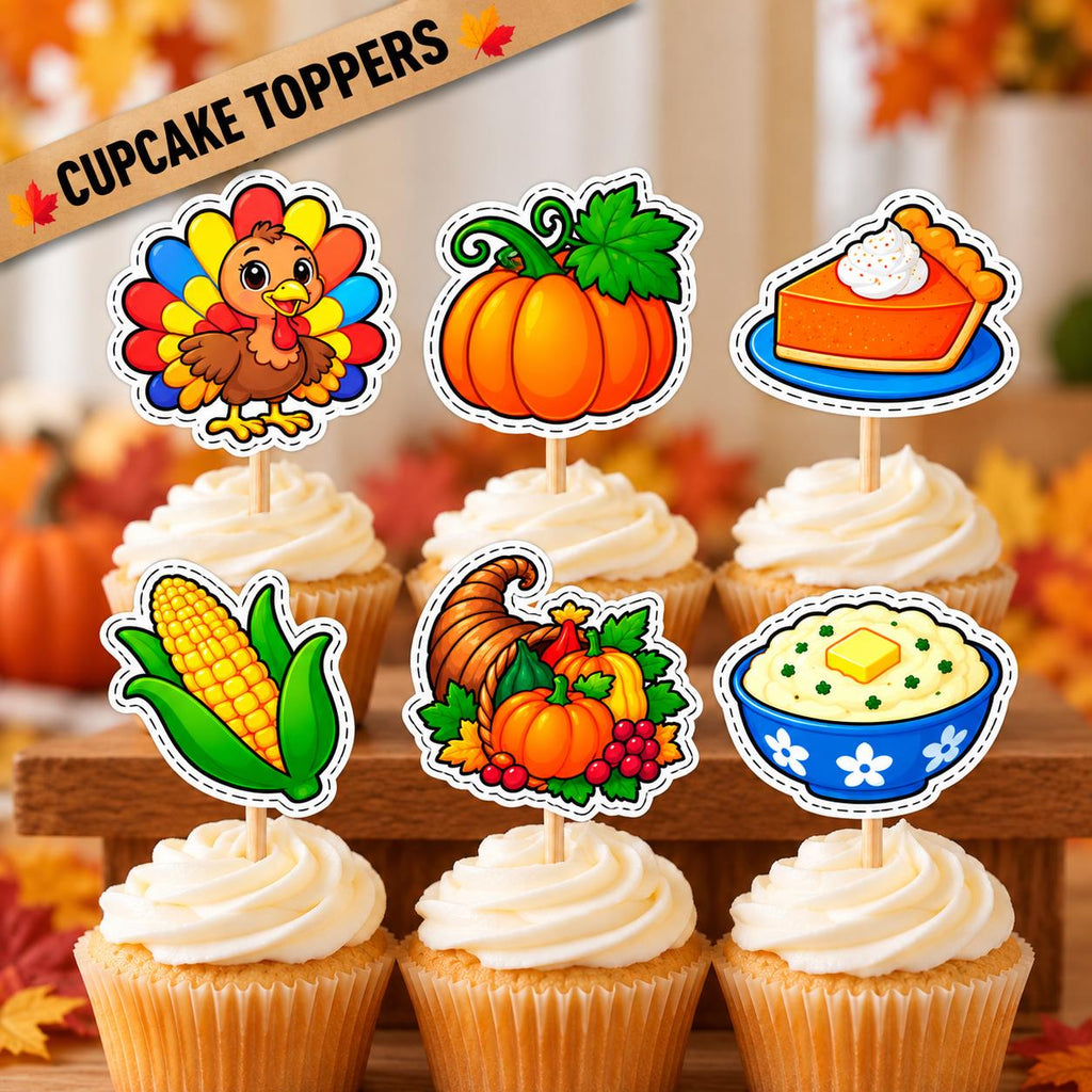 Thanksgiving Cutouts, Thanksgiving Decorations, Thanksgiving Crafts for Kids, Classroom Bulletin Board Decor, Turkey Pumpkin Thankful Decor