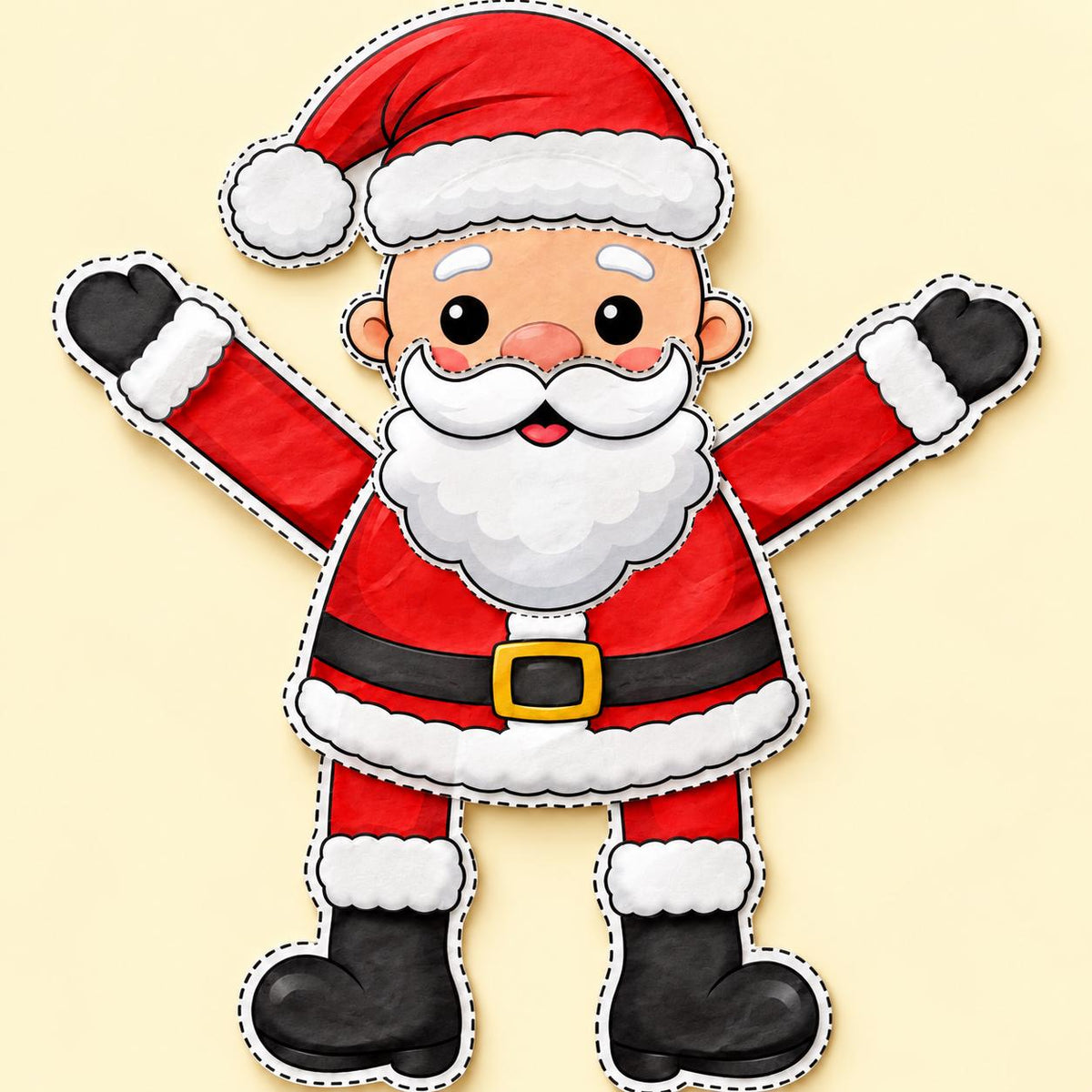 Build a Santa Craft, Santa Cut and Paste, Christmas Craft for Kids, Santa Printable, Christmas Classroom Activity, Santa Paper Craft
