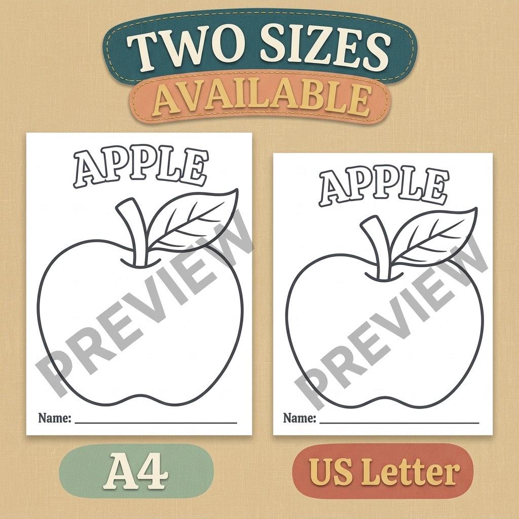 Apple Tissue Paper Craft | Autumn Tissue Paper Craft | Fall Tissue Paper Craft | Apple Craft for Kids | Autumn Activity | Fall Craft kids