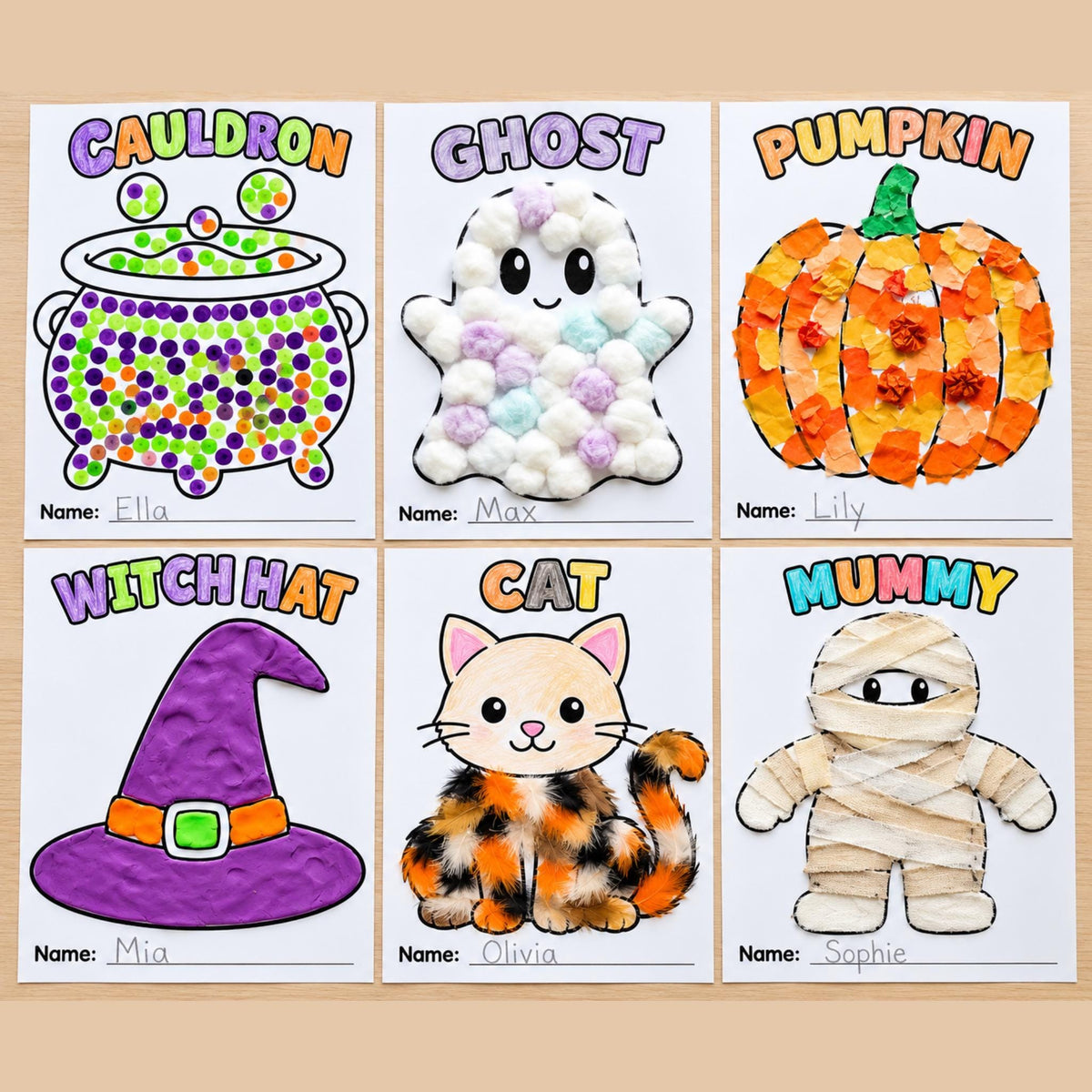 Halloween Craft Activities for Kids, Halloween Classroom Activity, Kids Halloween Party Craft, Trick or Treat Crafts, Halloween Printables