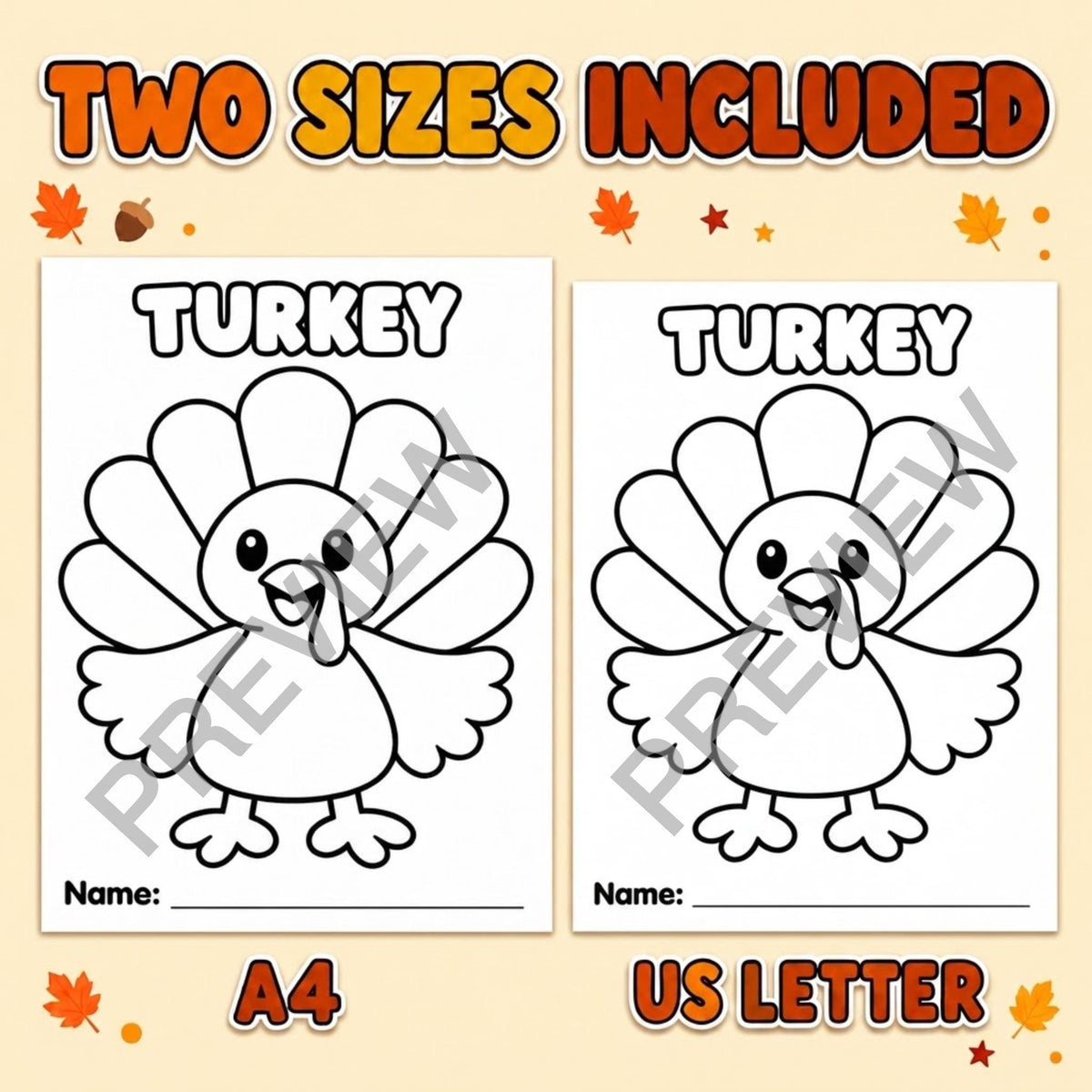 Thanksgiving Craft Activities, Turkey Craft Printable, Thanksgiving Classroom Art Activity, Design Your Own Thanksgiving Craft Templates