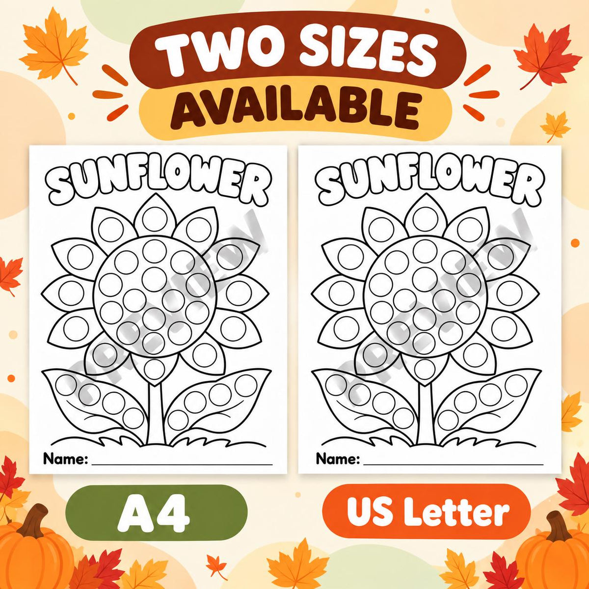 Fall Dot Marker Activity, Autumn Activities for Kids, Do a Dot Worksheets, Bingo Dauber Pages, Kids Fall Activities, Autumn Printables