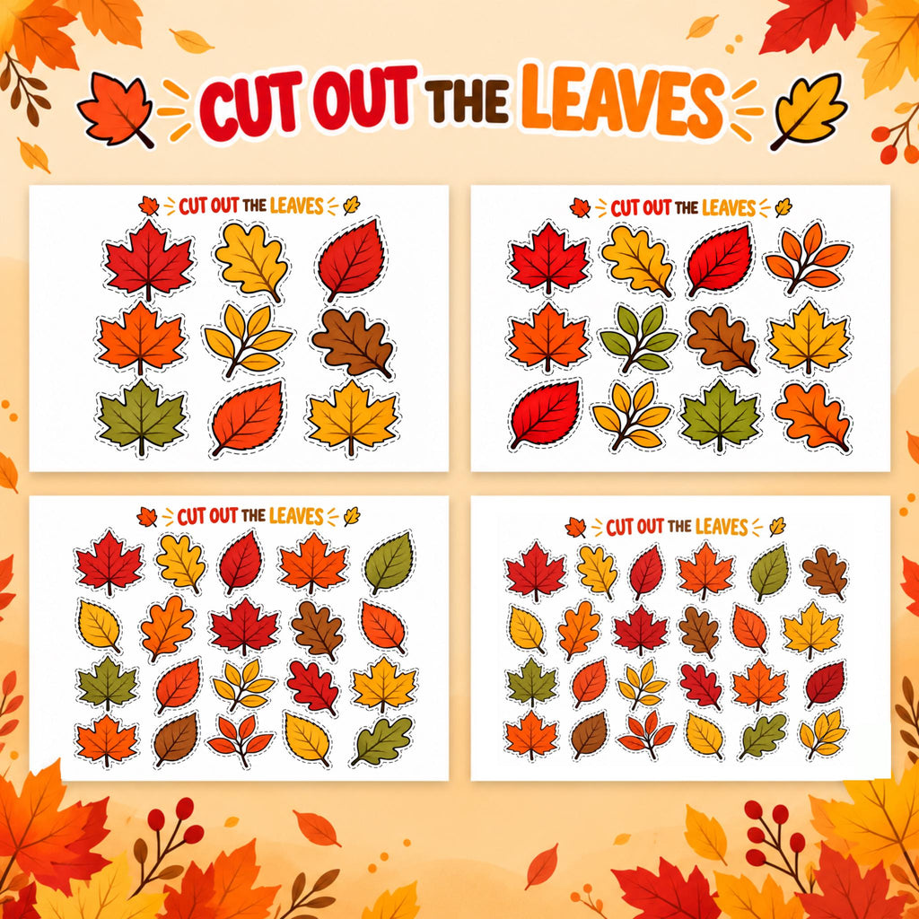 Fall Hedgehog Craft for Kids, Autumn Cut and Paste Activity, Leaf Craft, Build a Hedgehog, Cut and Paste Hedgehog, Fall Activities