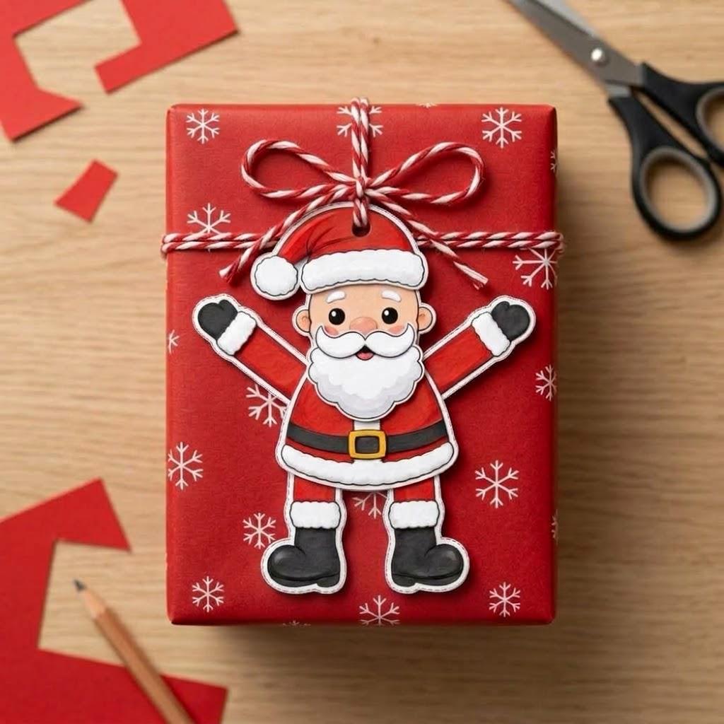 Build a Santa Craft, Santa Cut and Paste, Christmas Craft for Kids, Santa Printable, Christmas Classroom Activity, Santa Paper Craft