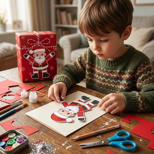 Build a Santa Craft, Santa Cut and Paste, Christmas Craft for Kids, Santa Printable, Christmas Classroom Activity, Santa Paper Craft