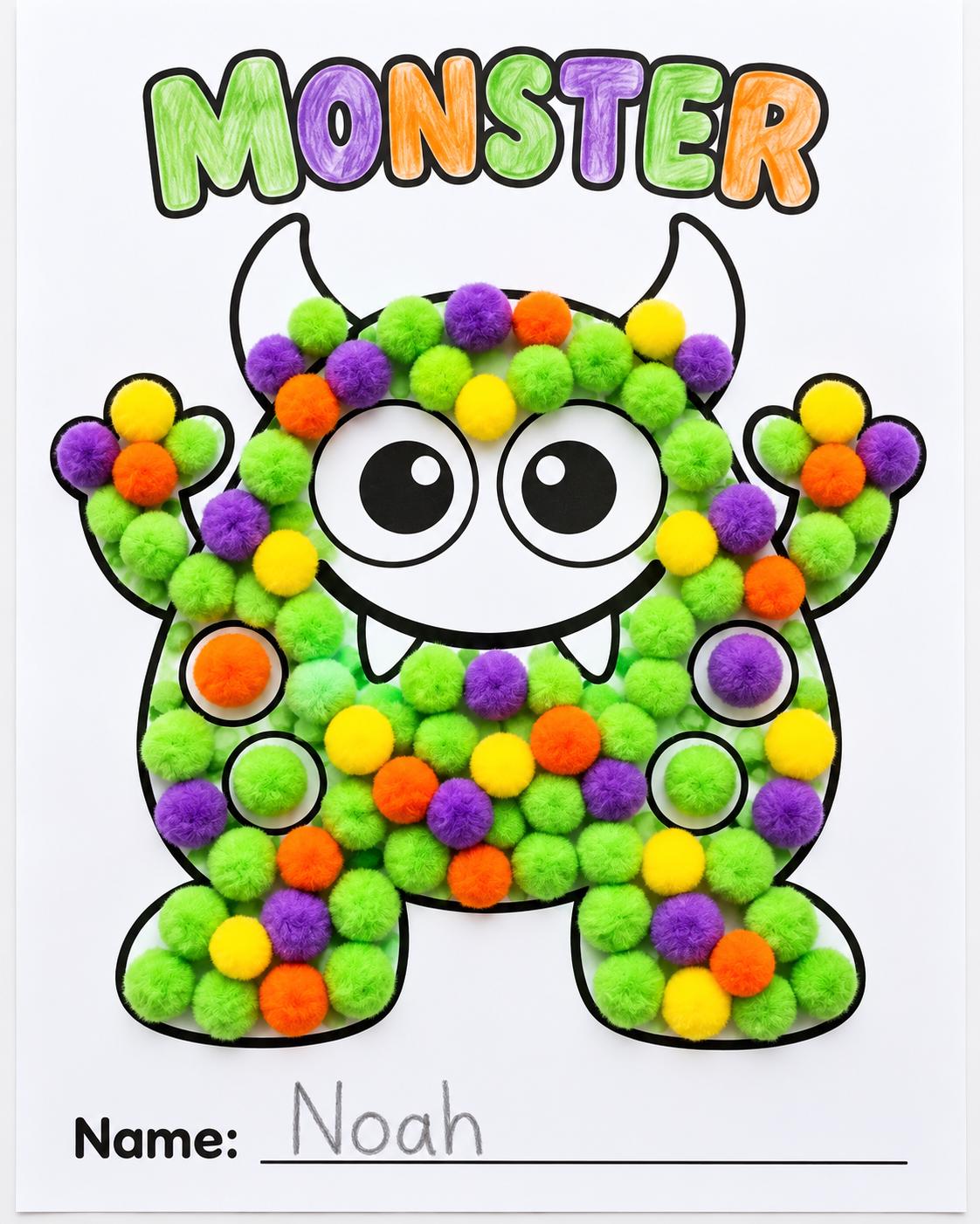 Halloween Craft Activities for Kids, Halloween Classroom Activity, Kids Halloween Party Craft, Trick or Treat Crafts, Halloween Printables