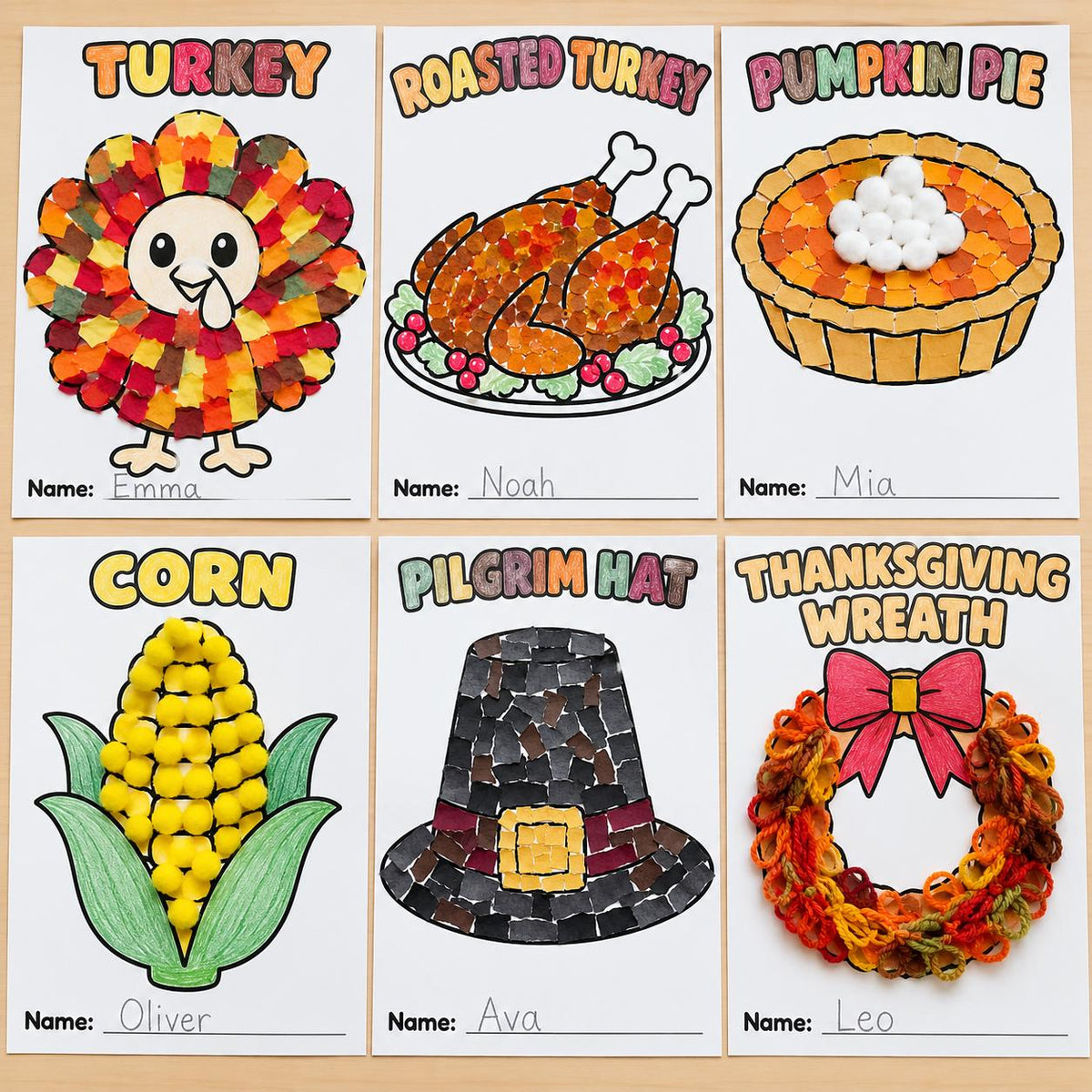 Thanksgiving Craft Activities, Turkey Craft Printable, Thanksgiving Classroom Art Activity, Design Your Own Thanksgiving Craft Templates