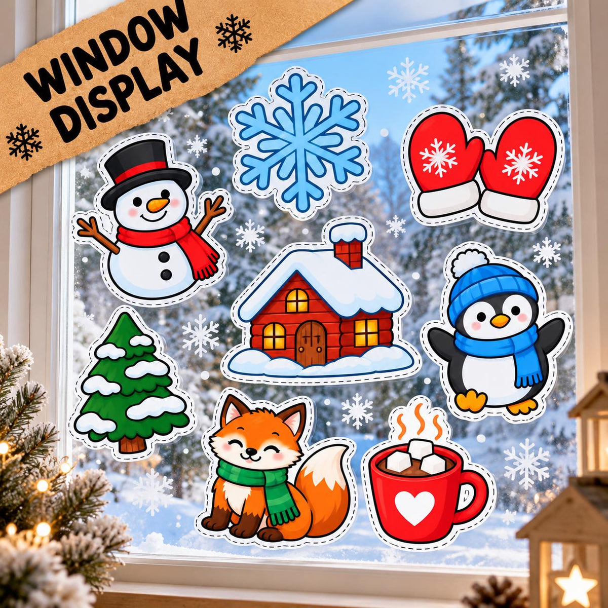60+ Winter Cutouts for Kids, Printable Winter Cutouts, Winter Classroom Decor, Winter Bulletin Board, Winter Crafts, Kids Winter Activities