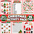 Christmas Activity Pack for Kids, 15 Printable Christmas Games, Classroom Party Activities, Kids Christmas Party Games, XMAS Activities