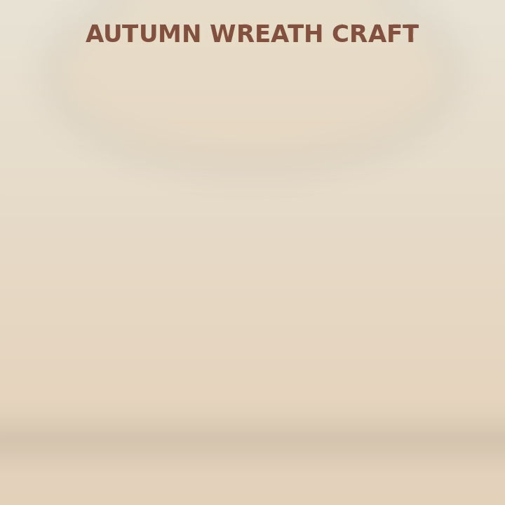 Autumn Wreath Craft Printable, Fall Leaves & Flowers Cut Out Template, Kids Coloring Activity