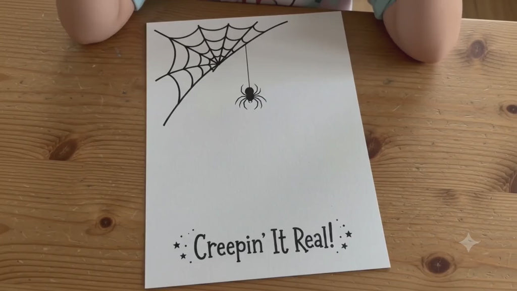 Creepin’ It Real Halloween Coloring Page Printable