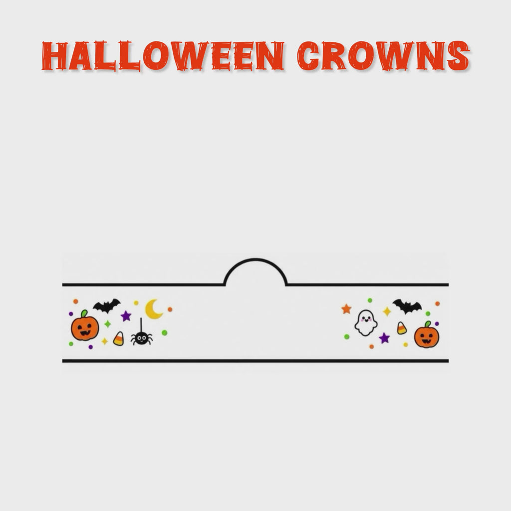 Halloween Crown, Headband & Wristband Printable Craft for Kids