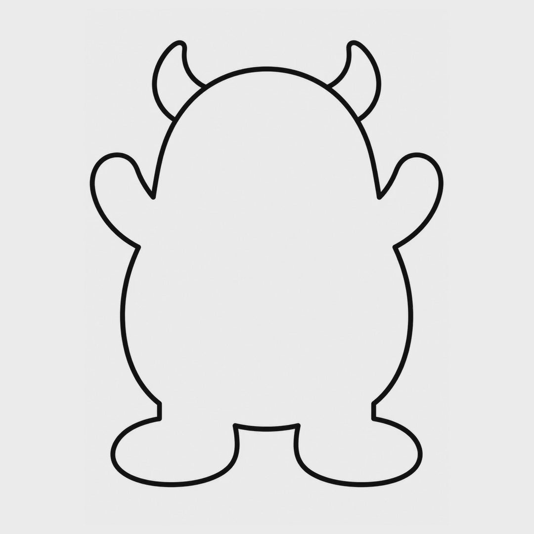 Monster Face Craft Printable for Kids, Build a Monster Cut and Paste Activity, Halloween Preschool Fine Motor Craft