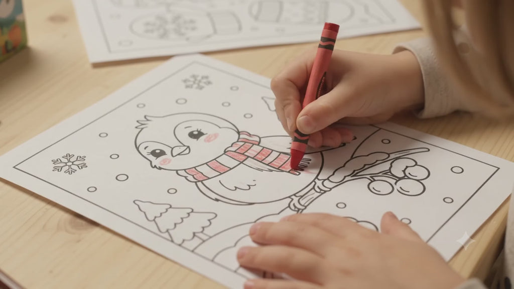 Winter Coloring Pages for Kids, Winter Colouring Sheets, Winter Activities, Winter Classroom Printable,  Kids Coloring Activity